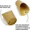 CAMKYDE Charcuterie Cups Brown 14oz Disposable Recyclable-2