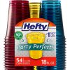 Hefty Tinted Party Cups Disposable Plastic 18 Ounce-0