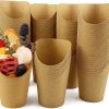 CAMKYDE Charcuterie Cups Brown 14oz Disposable Recyclable-7