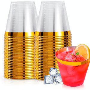 VajilaPhil Gold Party Cups Disposable BPA Free Elegant-0