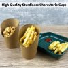 CAMKYDE Charcuterie Cups Brown 14oz Disposable Recyclable-4