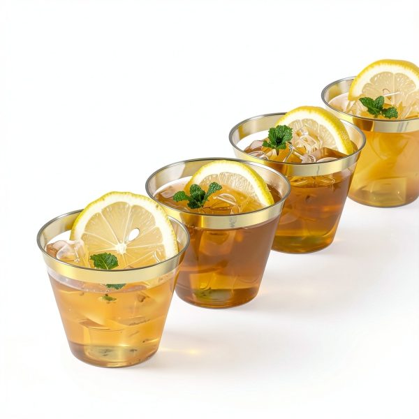 VajilaPhil Gold Party Cups Disposable BPA Free Elegant-1