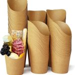 CAMKYDE Charcuterie Cups Brown 14oz Disposable Recyclable-0