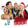 YHFUISK Christmas Glowing Pong Set LED Party Game-5