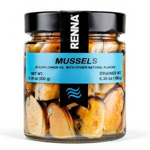 Renna Mussels Sunflower Oil Preserved Gourmet Seafood-0
