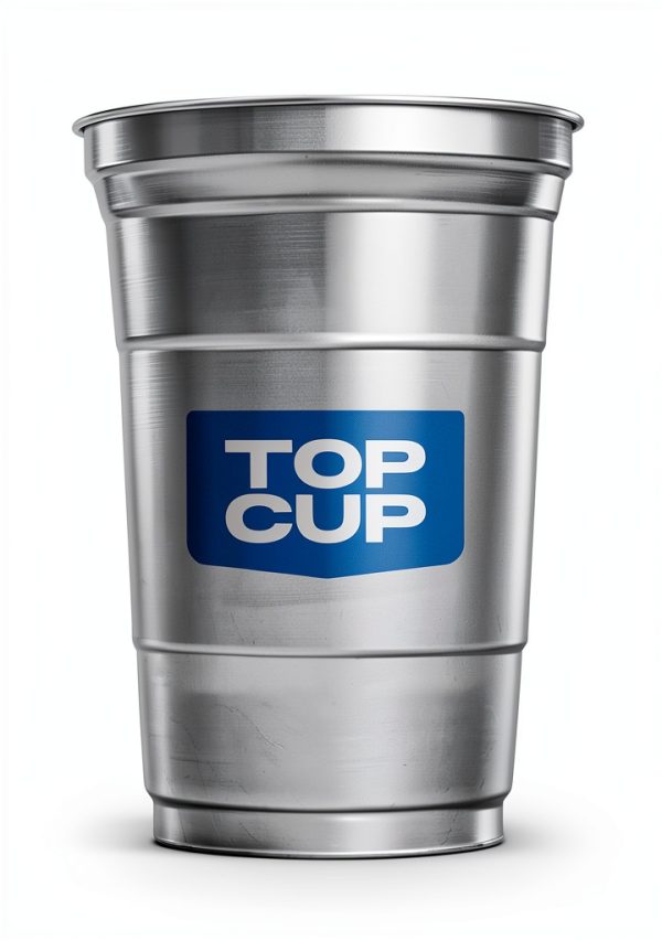 Top Cup Aluminum Party Cups Disposable Reusable Travel-1