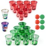 YHFUISK Christmas Glowing Pong Set LED Party Game-0