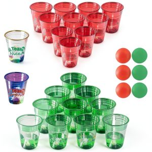 YHFUISK Christmas Glowing Pong Set LED Party Game-0