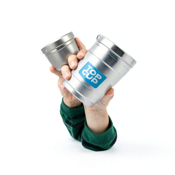 Top Cup Aluminum Party Cups Disposable Reusable Travel-3