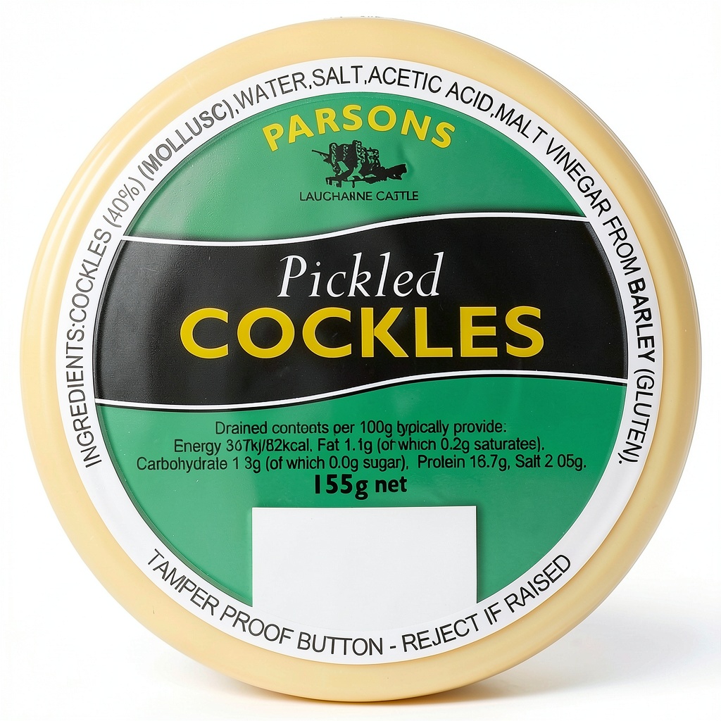 Canned mussels displayed in a kitchen pantry setting