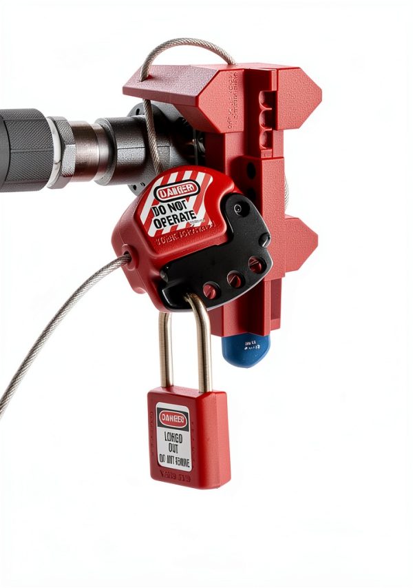 Master Lock Red Lockout Tagout Safety Padlock with Key 410RED 1.5"-4