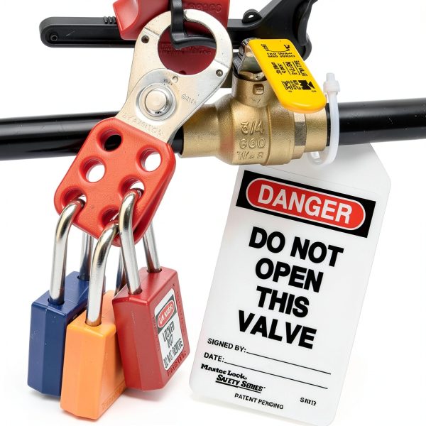Master Lock Red Lockout Tagout Safety Padlock with Key 410RED 1.5"-6
