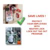 Master Lock Red Lockout Tagout Safety Padlock with Key 410RED 1.5"-1
