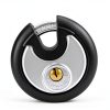 DAYGOS Padlock 3/8-Inch Shackle Steel Disc Lock with Rubber Bumper-4