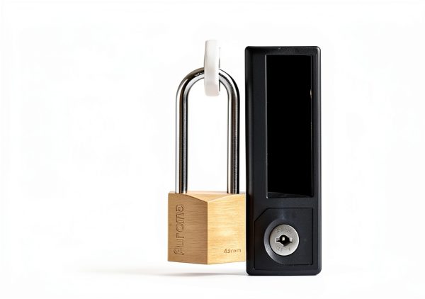 Puroma Keyed Padlock 2.6 Inch Waterproof Brass Lock with 3 Keys-6