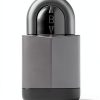 Master Lock Black Outdoor Key Lock, Standard Weather Resistant Padlock with Cover, Keyed Alike Padlocks for Lockers, Fences, Sheds, or Other Equipment, 4 Pack, 131Q-4