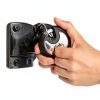 DAYGOS Padlock 3/8-Inch Shackle Steel Disc Lock with Rubber Bumper-8