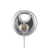 Keyed Alike Discus Padlocks,Stainless Steel Disc Padlock with Same Key for Storage Unit, Sheds, Garages and Trailer，4 Pack-3