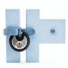 DAYGOS Padlock 3/8-Inch Shackle Steel Disc Lock with Rubber Bumper-5