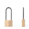 Puroma Keyed Padlock 2.6 Inch Waterproof Brass Lock with 3 Keys-4
