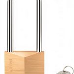 Puroma Keyed Padlock 2.6 Inch Waterproof Brass Lock with 3 Keys-0