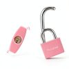 Puroma Keyed Padlock 2 Pack Pink Aluminum Locks with 3 Keys Alike for-2