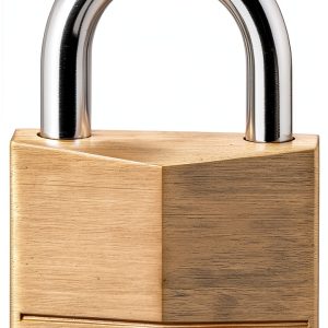 Master Lock 140D Solid Brass Padlock Keyed 1 Pack for Gate-0