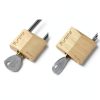 Puroma Keyed Padlock 2.6 Inch Waterproof Brass Lock with 3 Keys-2