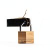 Master Lock 140D Solid Brass Padlock Keyed 1 Pack for Gate-1