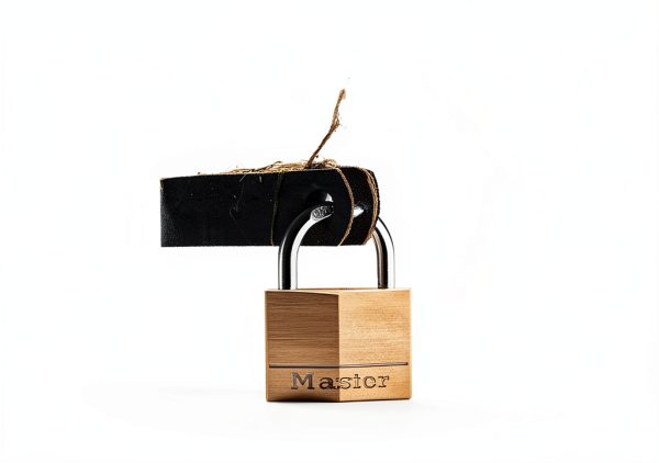 Master Lock 140D Solid Brass Padlock Keyed 1 Pack for Gate-1
